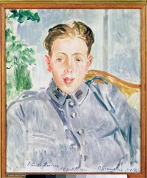 Porträt von Francis Poulenc (1899-1963), 1920